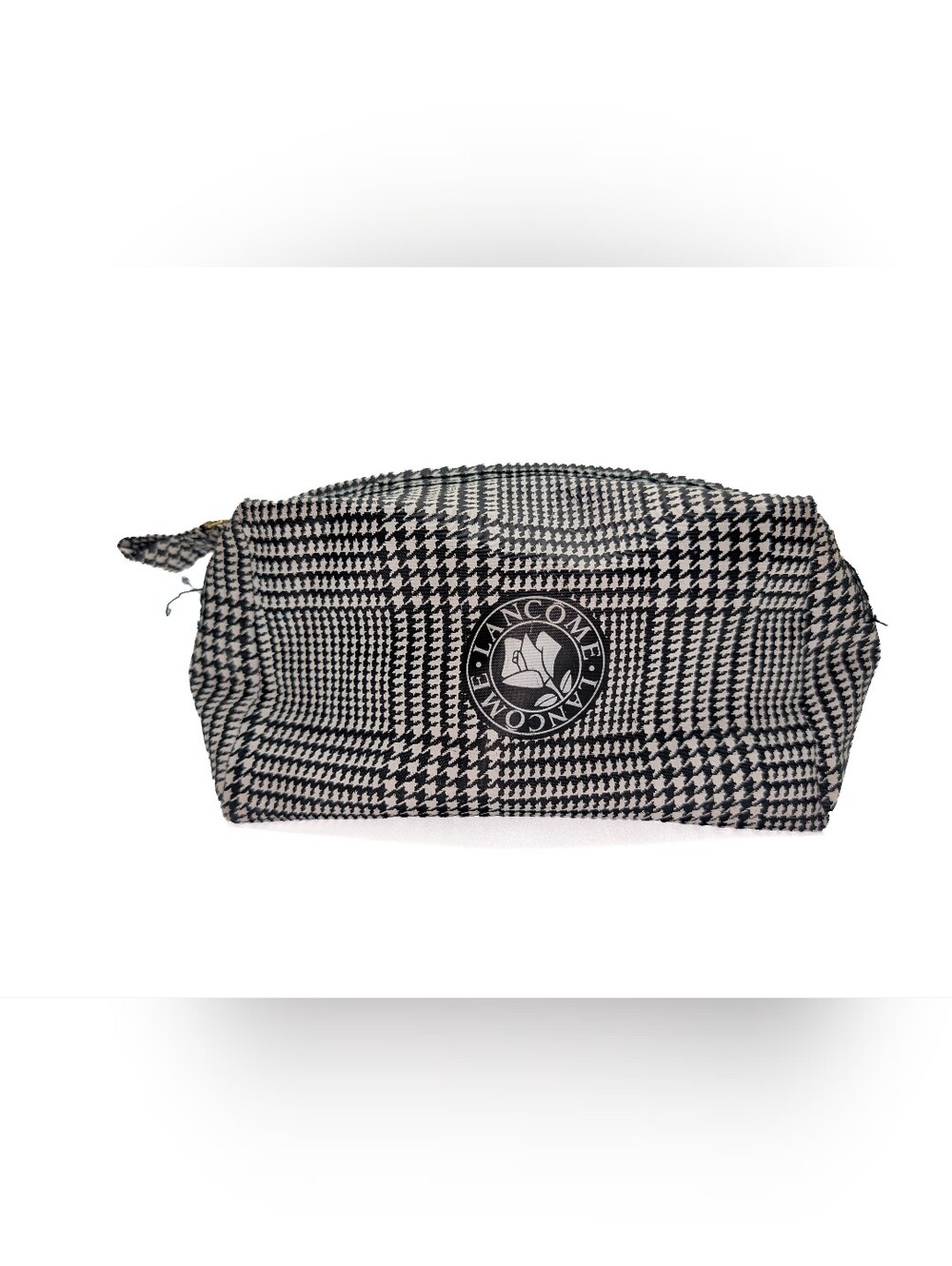 Lancome Black and White Houndstooth Cosmetic Pouch